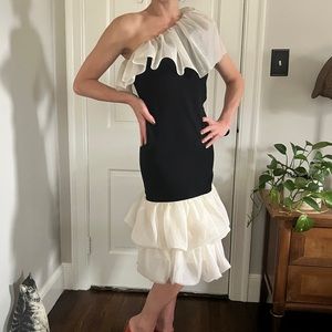 Rare, stunning Bill Blass Collection cocktail dress